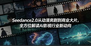 Seedance2.0从动漫爽剧到商业大片，全方位解读AI影视行业新动向-八爪鱼资源库