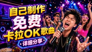 零基础AI制作免费卡拉OK视频教程，从歌曲生成、音轨分离到字幕制作、视频导出，手把手教学-八爪鱼资源库