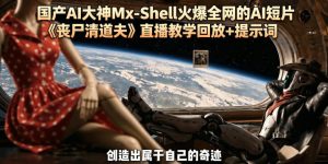 国产AI大神Mx-Shell火爆全网的AI短片《丧尸清道夫》直播教学回放+提示词-八爪鱼资源库