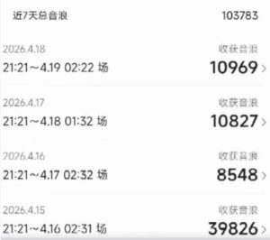 外面卖1600抖音美女无人直播撸音浪项目，号称不封号，当场最高撸6W音浪！【附详细教程】-八爪鱼资源库