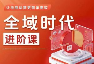 全域时代进阶课，更简单高效的全域投放实操，让电商运营更简单高效（更新）-八爪鱼资源库