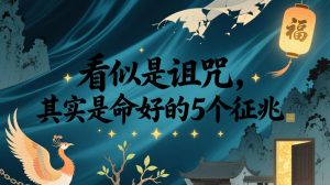 付费文章:看似是诅咒,其实是命好的5个征兆-八爪鱼资源库