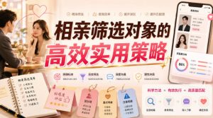 付费文章:相亲筛选对象的高效实用策略-八爪鱼资源库