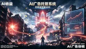 AI智能广告,全自动化运行,单日可达400+,小白新手0基础上手【揭秘】-八爪鱼资源库