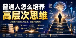 公众号付费文章：普通人怎么培养高层次思维-八爪鱼资源库