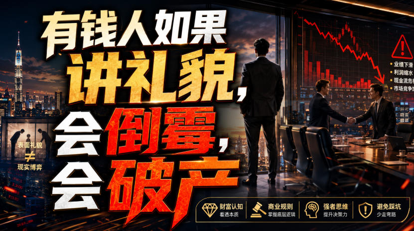 付费文章：有钱人如果讲礼貌，会倒霉，会破产-八爪鱼资源库