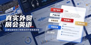 真实外贸展会英语，广交会外贸口语听力突击课程【音频】-八爪鱼资源库