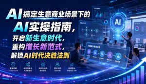 AI搞定生意商业场景下的AI实操指南，开启新生意时代，重构增长新范式，解锁AI时代决胜法则【文档】-八爪鱼资源库
