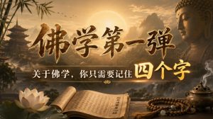 付费文章:佛学第一弹,关于佛学,你只需要记住四个字-八爪鱼资源库