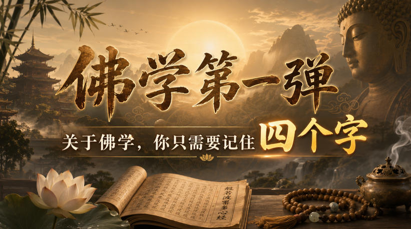 付费文章:佛学第一弹,关于佛学,你只需要记住四个字-八爪鱼资源库
